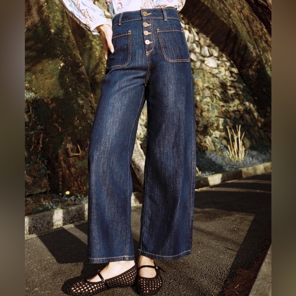 Zara high waisted culottes